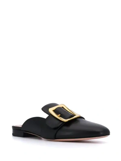 Shop Bally Janesse Slippers In Black