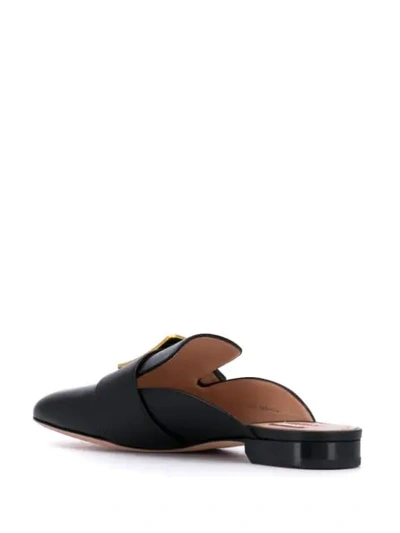 Shop Bally Janesse Slippers In Black