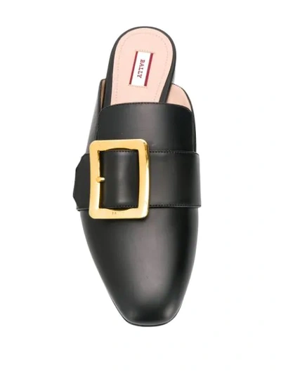 Shop Bally Janesse Slippers In Black