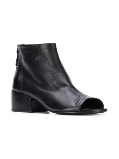 Shop Marsèll Open Toe Boots In Black