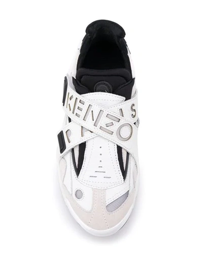 Shop Kenzo Sonic Sneakers In White