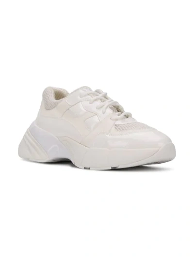 Shop Pinko Chunky Low Top Trainers In White
