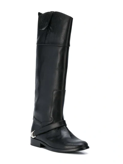 Shop Golden Goose Tall Boots In A1 Black