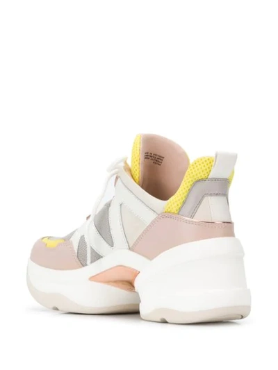 Shop Michael Michael Kors Olympia Sneakers In Pink