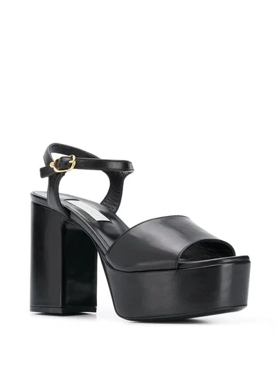 Shop L'autre Chose Heeled Platform Sandals In Black