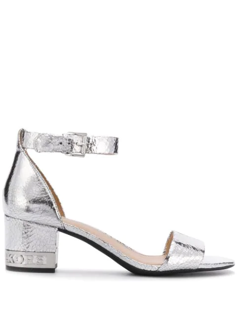silver sandals michael kors