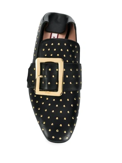 Shop Bally Janelle Loafers In Black