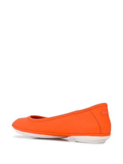 Shop Camper Nina Ballerina Shoes In Orange