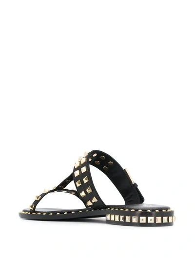 Shop Ash Prince Studded Sandals - Black