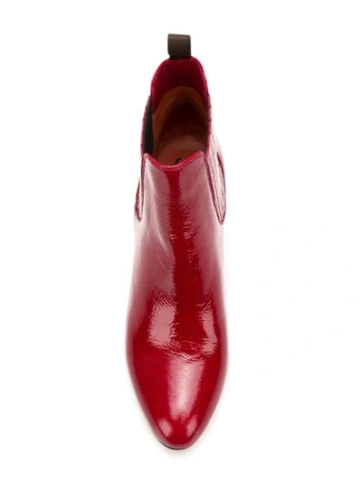 Shop Santoni Ankle Boots In Red