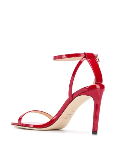 Shop Jimmy Choo Minny 85mm Sandals In Red