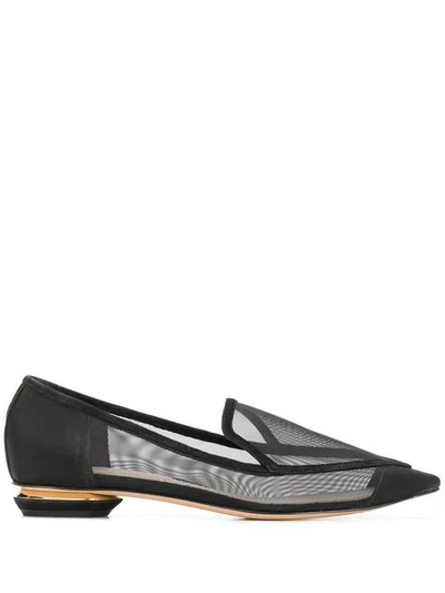 Shop Nicholas Kirkwood Beya Loafers In Black