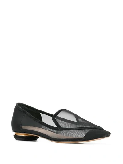 Shop Nicholas Kirkwood Beya Loafers In Black