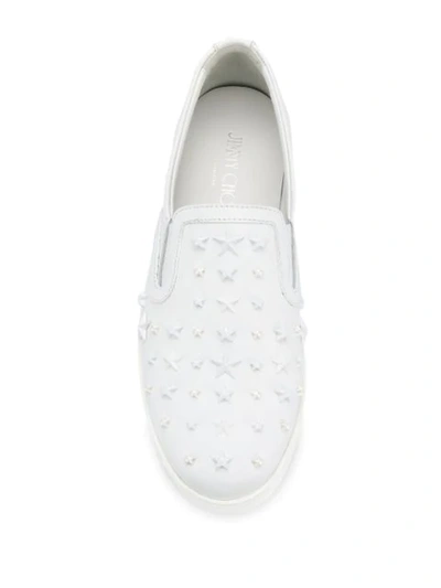 Shop Jimmy Choo Gracy Sneakers In White