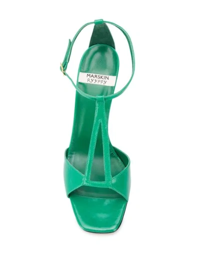 Shop Marskinryyppy Charly 90 Sandals In Green