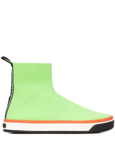 Shop Marc Jacobs 'dark' Sock-sneakers - Grün In Green