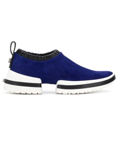 Shop Stuart Weitzman Slip-on Trainers - Blue