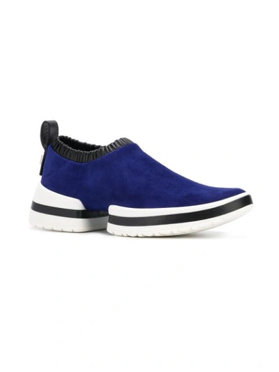 Shop Stuart Weitzman Slip-on Trainers - Blue