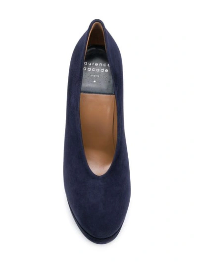 Shop Laurence Dacade Round Toe Pumps - Blue