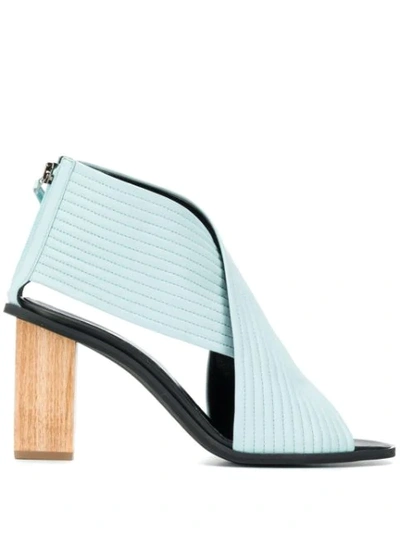 Shop Christian Wijnants Heeled Ante Sandals In Blue