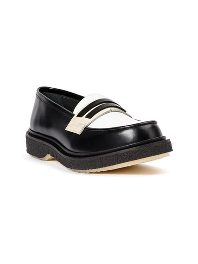 Shop Adieu Platform Loafers In Black