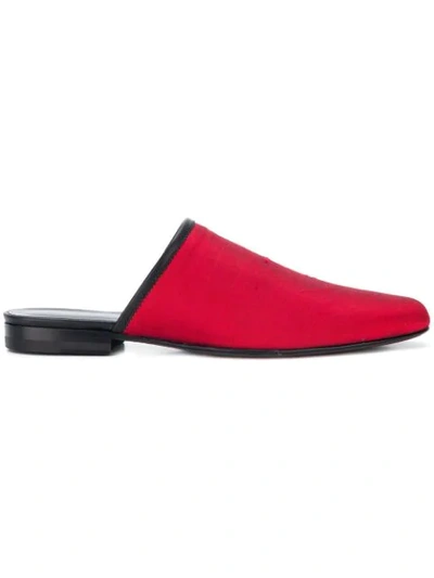 Shop Haider Ackermann Slip-on Slippers - Red