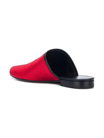 Shop Haider Ackermann Slip-on Slippers - Red