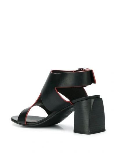 MARSÈLL OPEN-TOE SANDALS - 黑色