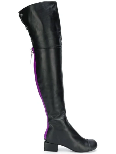 Shop Marni Over The Knee Boots In Black