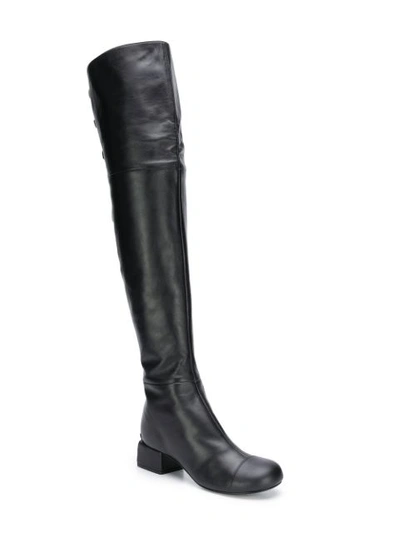 Shop Marni Over The Knee Boots In Black