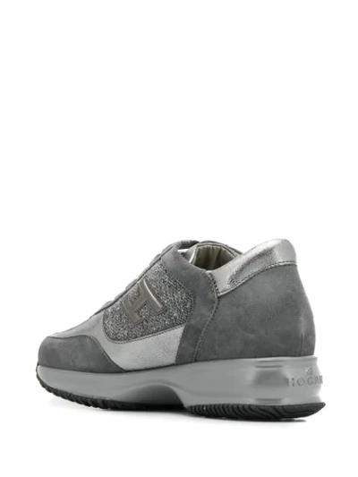 Shop Hogan Interactive Sneakers In Grey