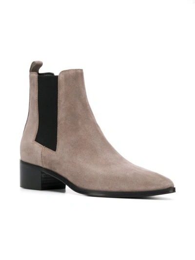 AEYDE ANKLE CHELSEA BOOTS - 灰色