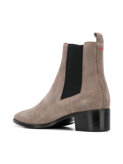 AEYDE ANKLE CHELSEA BOOTS - 灰色