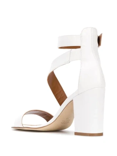 Shop Paris Texas Heeled Sandals In White