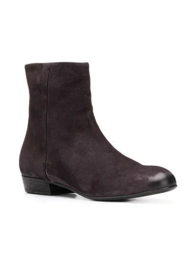 Shop Pantanetti Worn Style Boots In Black