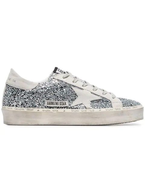 golden goose glitter silver