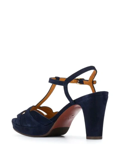 Shop Chie Mihara Blue Suede Sandals