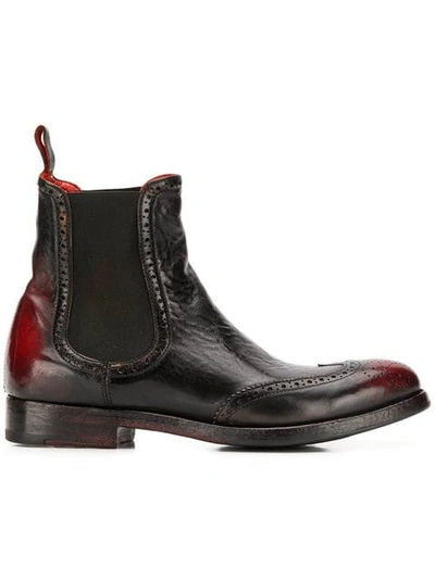 ALBERTO FASCIANI ALBERTO FASCIANI WINDY27030 BLACKANDRED FURS & SKINS->CALF LEATHER - 黑色