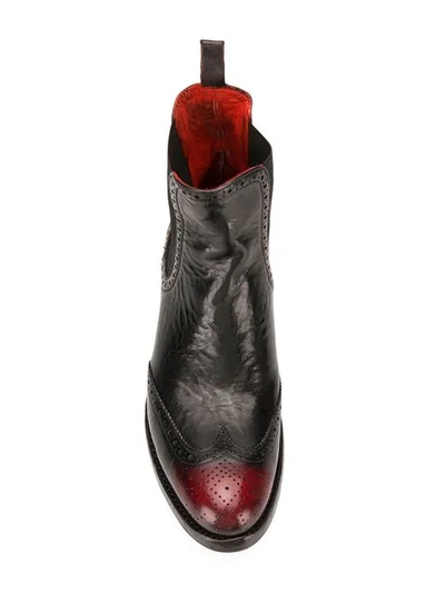 ALBERTO FASCIANI ALBERTO FASCIANI WINDY27030 BLACKANDRED FURS & SKINS->CALF LEATHER - 黑色