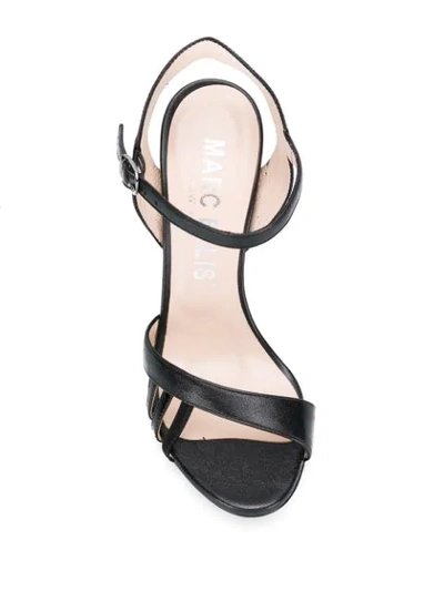 Shop Marc Ellis Vegas Slingback Sandals In Black