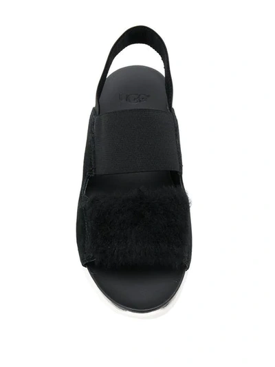 Shop Ugg Silver Lake Sandals In Black