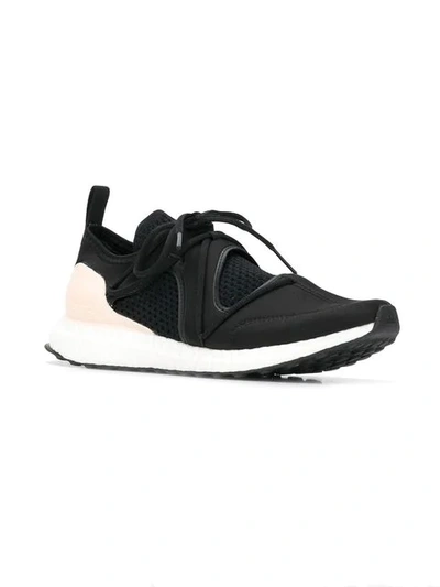 Shop Adidas By Stella Mccartney Perforated Panel Sneakers In Black