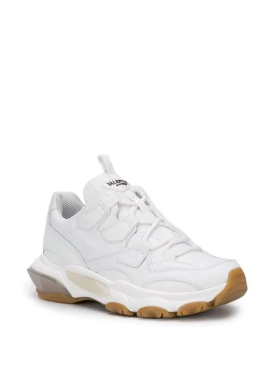 Shop Valentino Bounce Low-top Sneakers In White