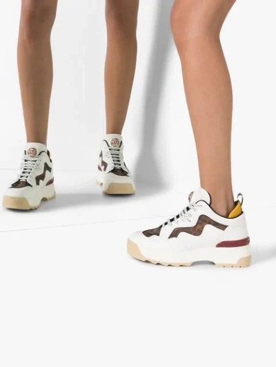 FENDI CHUNKY LOW-TOP SNEAKERS - 白色