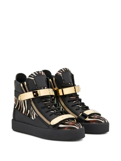 GIUSEPPE ZANOTTI COBY EXOTIC板鞋 - 黑色