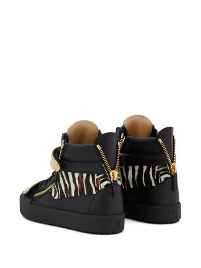 GIUSEPPE ZANOTTI COBY EXOTIC板鞋 - 黑色