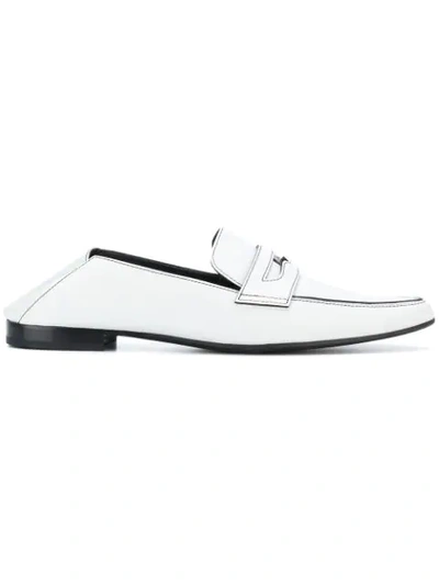 Shop Tomas Maier Savannah Loafer Slide In White