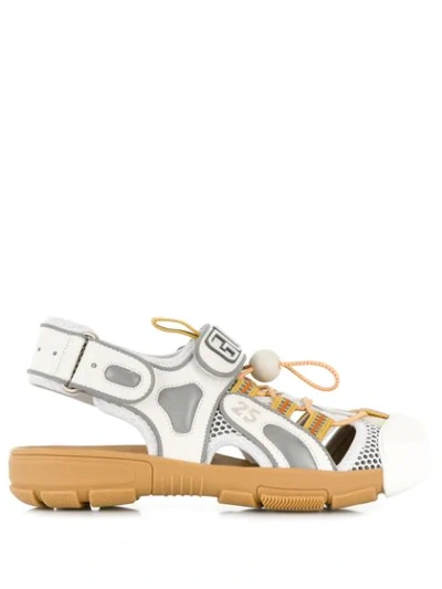 Shop Gucci Sneaker Sandals In White