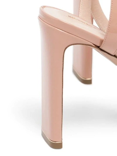 Shop Nicholas Kirkwood Casati 105mm Pearl Sandals In Neutrals