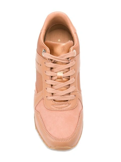 Shop Tommy Hilfiger Chunky Sneakers In Orange
